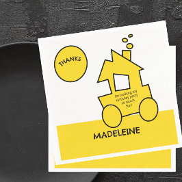 Servilleta De Papel Fiesta del cumpleaños del tren