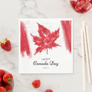 Servilleta De Papel Fiesta del Día de Canadá