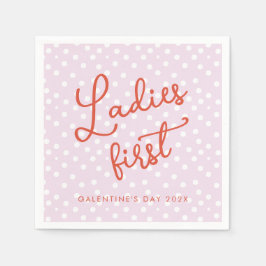 Servilleta De Papel Fiesta del Día de las Primeras Galentinas