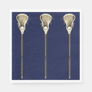 Servilleta De Papel Fiesta del equipo de lacrosse