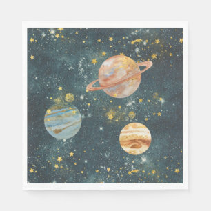 Servilleta De Papel Fiesta del espacio exterior Napkins