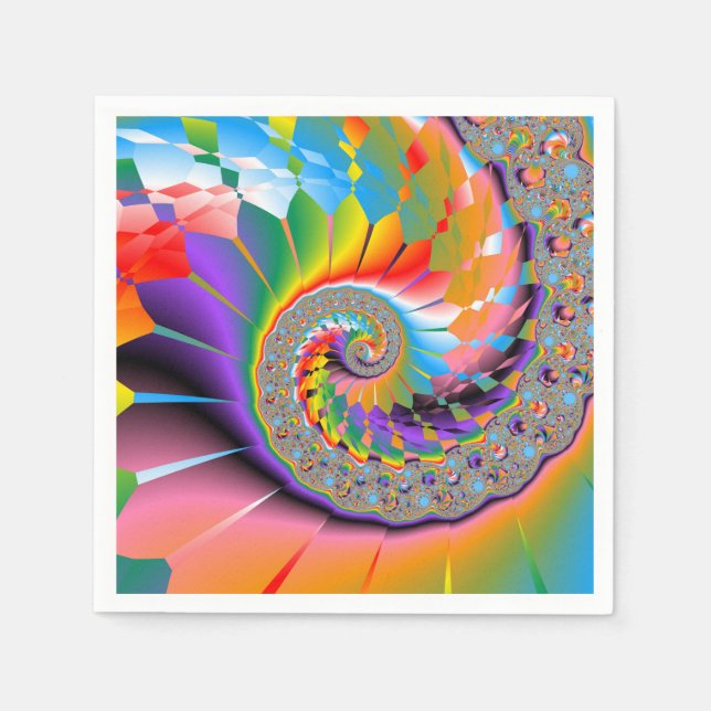 Servilleta De Papel Fiesta del Jardín de Verano (Anverso)