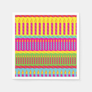 Servilleta De Papel Fiesta del pastel de cumpleaños