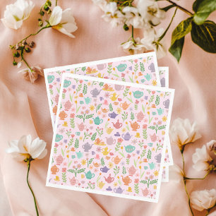 Servilleta De Papel Fiesta del Té Cumpleaños Desposada Pascua Primaver