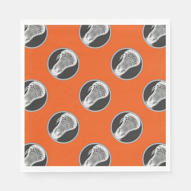 Servilleta De Papel Fiesta Deportivo Lacrosse (Anverso)