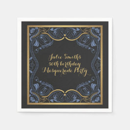 Servilleta De Papel Fiesta disfrazado de baile de lujo