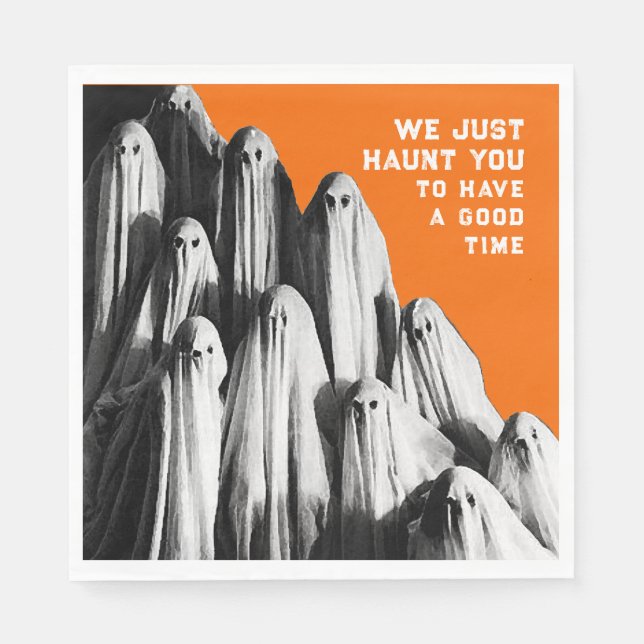 Servilleta De Papel Fiesta divertida de Halloween (Anverso)