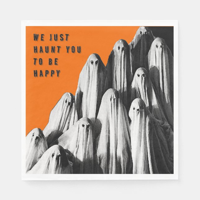 Servilleta De Papel Fiesta divertida de Halloween (Anverso)