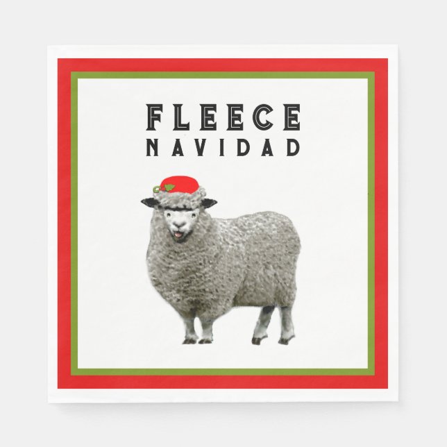 Servilleta De Papel Fiesta divertida de Navidad (Anverso)