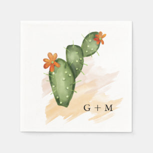 Servilleta De Papel Fiesta   Ducha acuarela