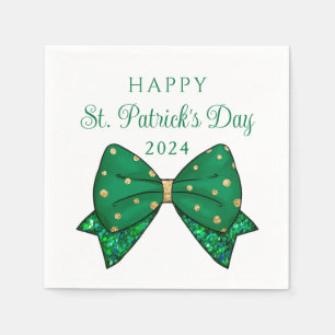 Servilleta De Papel Fiesta elegante del Día de San Patricio