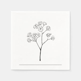 Servilleta De Papel Fiesta elegante personalizada