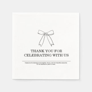 Servilleta De Papel Fiesta elegante personalizada