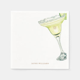Servilleta De Papel Fiesta en la casa Margarita Shower Cocktail
