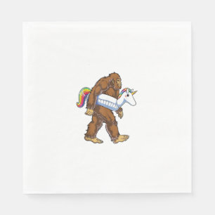 Servilleta De Papel Fiesta en la Piscina Bigfoot Unicornio Flotador Di