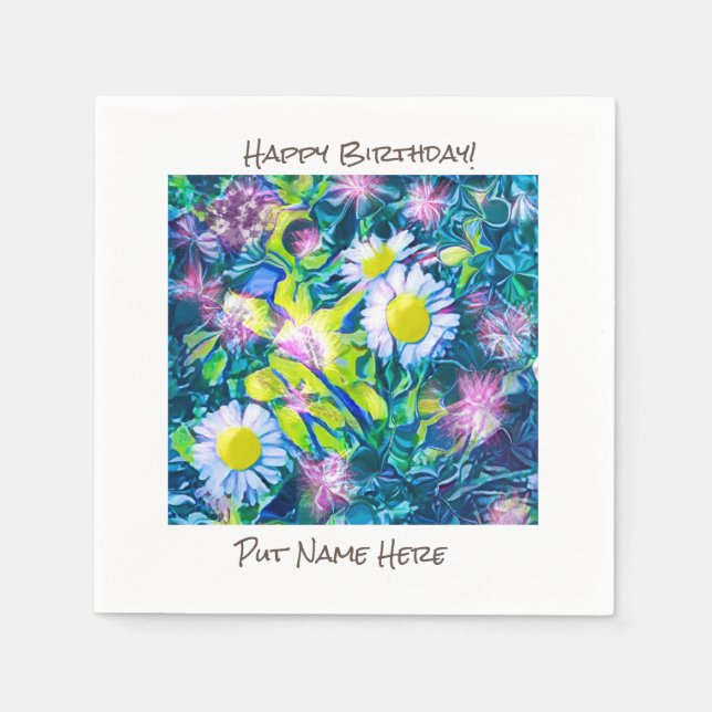 Servilleta De Papel Fiesta Essentials Personaliza el texto (Anverso)