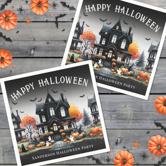 Servilleta De Papel Fiesta Feliz de Halloween (Happy Halloween Party Napkins)