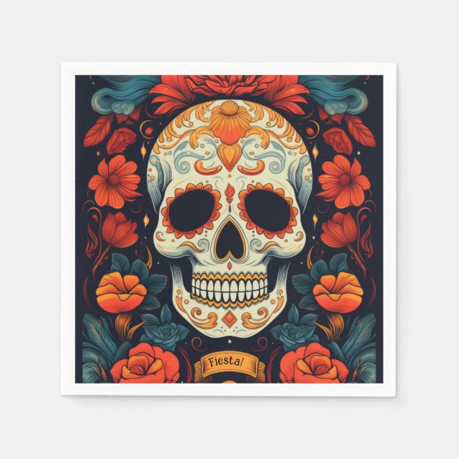 Servilleta De Papel ¡Fiesta! Fiesta de México (Anverso)