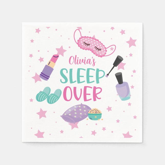 Servilleta De Papel Fiesta flojo  rosado morado entre (Anverso)