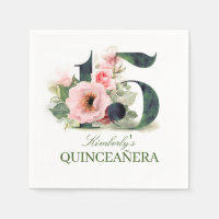 Fiesta floral 15 cumpleaños de Quinceanera