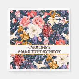 Servilleta De Papel Fiesta Floral Boho Sofisticada
