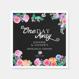 Servilleta De Papel Fiesta | Flores Mexicanas | Cena de Ensayo