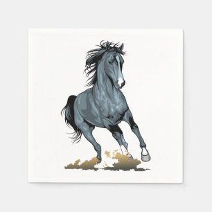 Servilleta De Papel Fiesta Granja Ecuestre Caballo Country Occidental