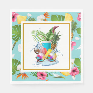 Servilleta De Papel Fiesta Hawaiana Luau