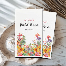 Servilleta De Papel Fiesta Hawaiana Tropical de Despedida de Soltera