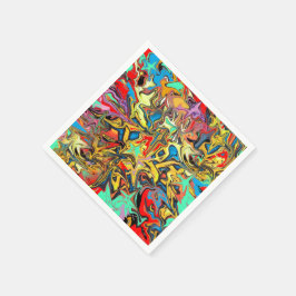 Servilleta De Papel Fiesta infantil de grafiti trendy