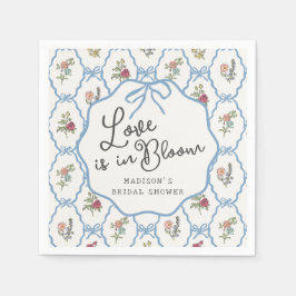 Servilleta De Papel Fiesta Jardín de Verano Brillante Floral Bridal Sh