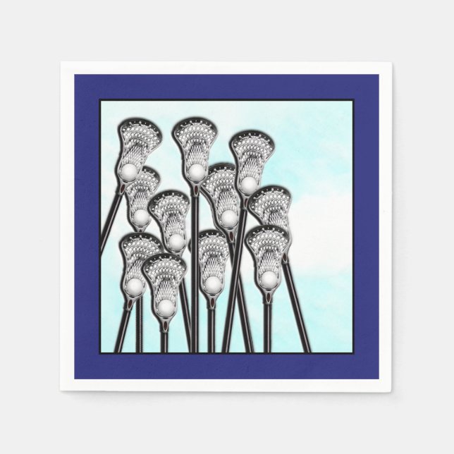 Servilleta De Papel Fiesta Lacrosse (Anverso)