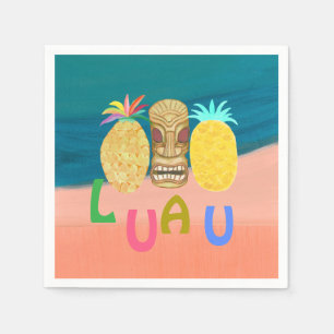 Servilleta De Papel Fiesta Luau de Piña Ocean Tiki