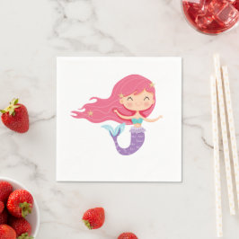 Servilleta De Papel Fiesta Mermaid Napkins