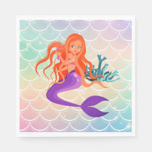 Servilleta De Papel Fiesta Mermaid Napkins