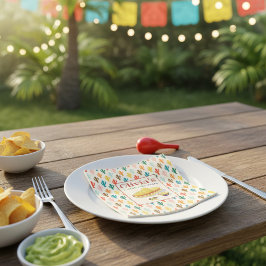 Servilleta De Papel Fiesta Mexicana Personalizada para Despedida de So