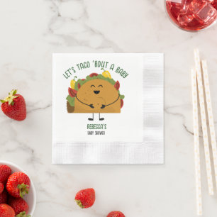 Servilleta De Papel Fiesta mexicana vamos a taco 'acerca de una ducha