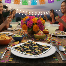 Servilleta De Papel Fiesta Mexicana y Día de Muertos