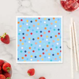 Servilleta De Papel Fiesta Multicolor Polka Dot Napkin