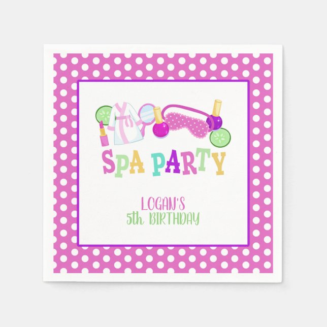 Servilleta De Papel Fiesta Napkin - WH - Personalizado (Anverso)