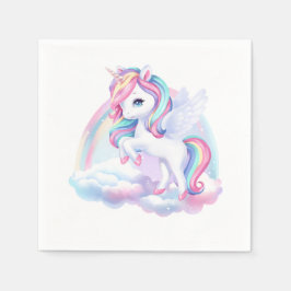 Servilleta De Papel Fiesta Napkins a una mágica fiesta de cumpleaños.