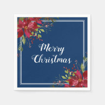 Fiesta navideña de la Marina Azul de Poinsettia