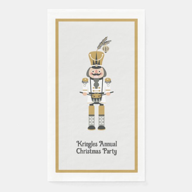 Servilleta De Papel Fiesta navideña de los Navidades Nutcracker escand (Anverso)