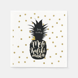 Servilleta De Papel Fiesta Navideña de Mele Kalikimaka Piña