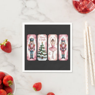 Servilleta De Papel Fiesta Navideña de Navidad con Cascanueces Regalo