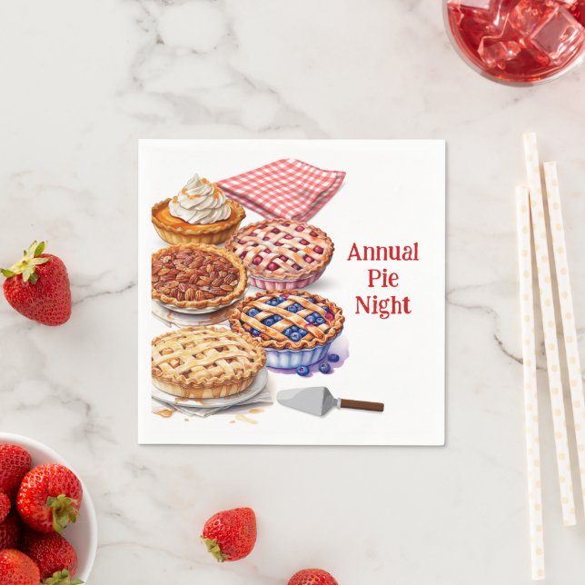 Servilleta De Papel Fiesta nocturno de reparto de piezas (In situ)