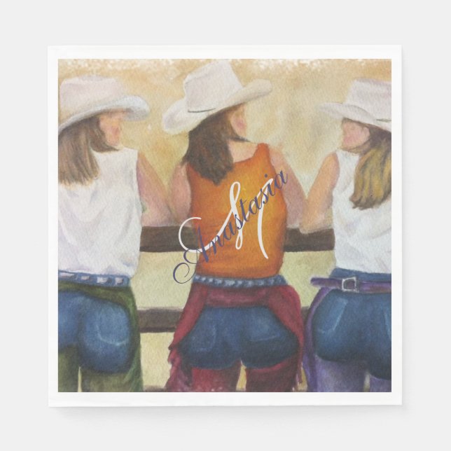 Servilleta De Papel Fiesta OCCIDENTAL MONOGRAM (Anverso)