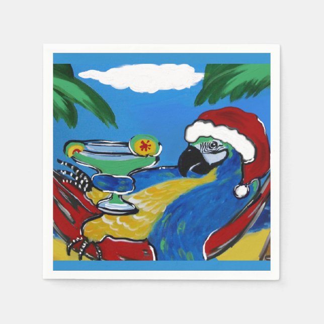 SERVILLETA DE PAPEL FIESTA PARROT (Anverso)