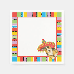 Servilleta De Papel Fiesta Pembroke Welsh Corgi Papeles Napkins