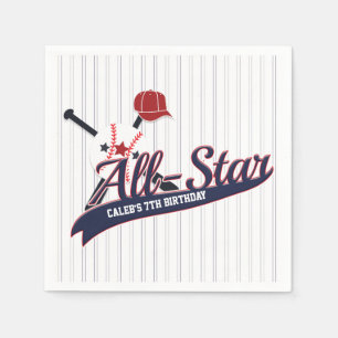 Servilleta De Papel Fiesta personalizada de deportes de béisbol ESTREL